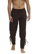 Load image into Gallery viewer, Pirate Pant For Men Renaissance Medieval Viking Costume Drawstring Shorts Halloween Adult Cosplay
