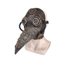 Load image into Gallery viewer, Plague Doctor Mask Steampunk Emulsion Bird Cosplay Masks Prop Mascarillas 17 Styles Costume Mascherine Protect Halloween
