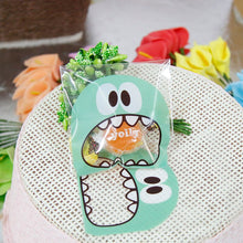 Load image into Gallery viewer, Plastic Big Teech Mouth Sweets and Candy Food Bag Cookie Easter Candy Gift Packaging Birthday Treats Bags Party decoration bag
