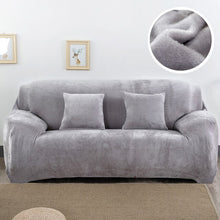 Load image into Gallery viewer, Plush Thick Sofa Cover for Living Room Adjustable Elastic Corner Couch Covers Sectional Slipcover Decor Sofa Chaise Cover Lounge
