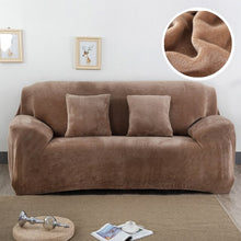 Load image into Gallery viewer, Plush Thick Sofa Cover for Living Room Adjustable Elastic Corner Couch Covers Sectional Slipcover Decor Sofa Chaise Cover Lounge
