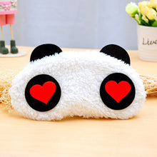 Load image into Gallery viewer, Plush Panda Sleeping Mask Eyepatch Cartoon Eye Cover for Eye Travel Relax Sleeping Aid Eye Patch Shading Eye Mask Soft Silk
