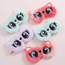 Load image into Gallery viewer, Plush Panda Sleeping Mask Eyepatch Cartoon Eye Cover for Eye Travel Relax Sleeping Aid Eye Patch Shading Eye Mask Soft Silk
