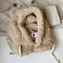 Load image into Gallery viewer, Plush Balaclava With Ear Cartoon Bear Ear Lamb Beanie Warm Winter Hat With Mask Thickened Fullfy Skullies Beanies for Women Girl
