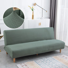 Load image into Gallery viewer, Armless Sofa Bed Cover Polar fleece Without Armrest Printed Covers Stretch Slipcover Folding Furniture Decoration Bench Covers
