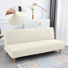 Load image into Gallery viewer, Armless Sofa Bed Cover Polar fleece Without Armrest Printed Covers Stretch Slipcover Folding Furniture Decoration Bench Covers
