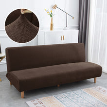 Load image into Gallery viewer, Armless Sofa Bed Cover Polar fleece Without Armrest Printed Covers Stretch Slipcover Folding Furniture Decoration Bench Covers
