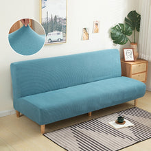 Load image into Gallery viewer, Armless Sofa Bed Cover Polar fleece Without Armrest Printed Covers Stretch Slipcover Folding Furniture Decoration Bench Covers
