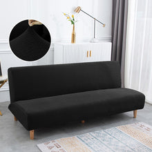 Load image into Gallery viewer, Armless Sofa Bed Cover Polar fleece Without Armrest Printed Covers Stretch Slipcover Folding Furniture Decoration Bench Covers
