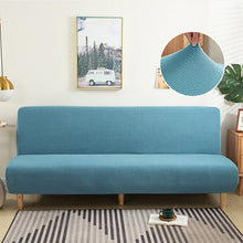 Load image into Gallery viewer, 15 Color Polar Fleece Sofa Bed Cover Armless Foldding Couch Bench Slipcover Sofa Bed Covers X/Z/D Size For Home Hotel
