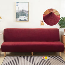 Load image into Gallery viewer, 15 Color Polar Fleece Sofa Bed Cover Armless Foldding Couch Bench Slipcover Sofa Bed Covers X/Z/D Size For Home Hotel
