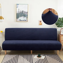Load image into Gallery viewer, 15 Color Polar Fleece Sofa Bed Cover Armless Foldding Couch Bench Slipcover Sofa Bed Covers X/Z/D Size For Home Hotel
