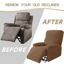 Load image into Gallery viewer, Polar Fleece Washable Removable Split Recliner Chair Cover Slipcovers Dog Cat Pet Single Seat Couch Lazy Boy Armchair Sofa Cover

