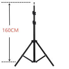 Load image into Gallery viewer, Portable 160cm 200cm Selfie Strong Photo Tripod Stand For Mobile Phone Digital Camera Ring lamp With Bluetooth Remote
