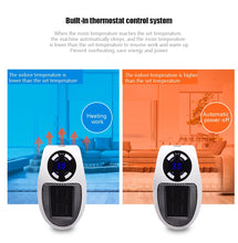 Load image into Gallery viewer, Portable heater electric heater with remote control heating hand warmer household temperature setting hot fan electric heater
