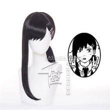 Load image into Gallery viewer, Power Makima Wig LLong Dark Orange Hair Wig Anime Chainsaw Man Cosplay Hair Synthetic Cosplay Wig 80cm
