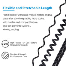 Load image into Gallery viewer, Spring Relief Coiled Headphone Cables for Sennheiser HD25 HD25-1 HD25-1 II HD25-C HD25-13 HD 25 Replacement Cable Cords
