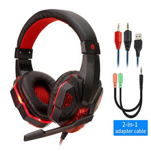 Load image into Gallery viewer, Professional Led Light Wired Gamer Headphones With Microphone For PS4 PS5 Xbox One Computer Bass Stereo PC Gaming Headset Gifts
