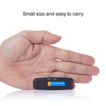 Load image into Gallery viewer, Professional Rechargeable U-Disk Portable USB Digital Audio Voice Recorder Mini Dictaphone Activated Recorder Up to 32GB
