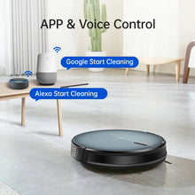 Load image into Gallery viewer, Robot Vacuum Cleaner, Wi-Fi and Alexa Control, with 350ML Water Tank, Efficient Cleaning and Mopping For Carpet
