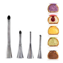 Load image into Gallery viewer, Puff Nozzle Cupcake Injector Pastry Syringe Cream Icing Piping Tip Nozzles Cake Confectionery Equipment Decorating Tools
