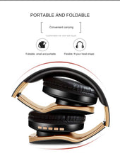 Load image into Gallery viewer, Wireless Headset Bluetooth Headpone 5.0 Foldablel Deep Bass Stereo Noise Reduction Gaming Earphone For Mobile PC Xbox
