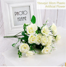 Load image into Gallery viewer, 30 cm Mini Rose 1 Bouquet Artificial Silk Flower Branches Fake Flowers Artificial Flowers For Decor Wedding
