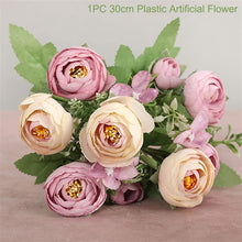 Load image into Gallery viewer, 30 cm Mini Rose 1 Bouquet Artificial Silk Flower Branches Fake Flowers Artificial Flowers For Decor Wedding
