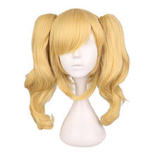 Load image into Gallery viewer, Long Wavy Cosplay Mixed Blonde Wig With 2 Ponytails Synthetic Hair Wigs
