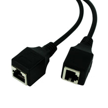Load image into Gallery viewer, RJ45 1 Male to 2 Female Socket Port LAN Ethernet Network Splitter Y Stable Transmission Cat5e Cat5 Cat6 Easy Adapter Cable
