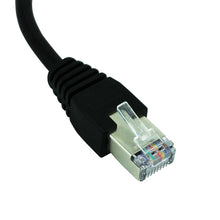 Load image into Gallery viewer, RJ45 1 Male to 2 Female Socket Port LAN Ethernet Network Splitter Y Stable Transmission Cat5e Cat5 Cat6 Easy Adapter Cable
