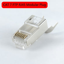 Load image into Gallery viewer, Connector 20/50/100/200/500pcs 8P8C UTP/FTP Gold Plated Network Modular Plug Ethernet Cables Cat5e Cat6 Connectors
