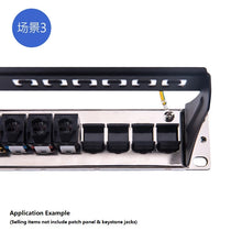 Load image into Gallery viewer, RJ45 &amp; LC &amp; SC Coupler Snap-in Keystone Frame Blind Plate For Modular Blank Patch Panel
