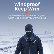 Load image into Gallery viewer, ROCKBROS Winter Mask Motorcycle Mask Fleece Thermal Keep Warm Cycling Mask Balaclava Ski Mask Fishing Skiing Hat Headwear

