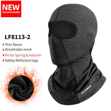 Load image into Gallery viewer, ROCKBROS Winter Mask Motorcycle Mask Fleece Thermal Keep Warm Cycling Mask Balaclava Ski Mask Fishing Skiing Hat Headwear
