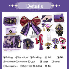 Load image into Gallery viewer, Game Genshin Impact Raiden Shogun Cosplay Costume Baal Raiden Shogun Cosplay Costume Sexy Women Uniform Dress Full Set
