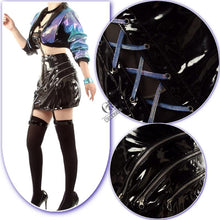 Load image into Gallery viewer, Game LOL KDA Cosplay Costume Evelynn Cosplay Costume Women Sexy KDA All Out Evelynn Costume Halloween Bra Skirt
