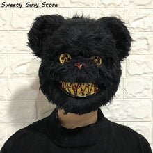 Load image into Gallery viewer, Rabbit Cosplay Mask Halloween Party Scary Head Cover Halloween Carnival Costume Headgear Props Handmade Dance Masquerade Horror
