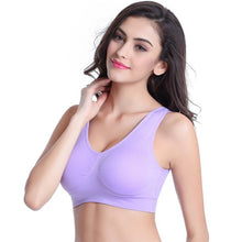 Load image into Gallery viewer, Yoga Bra Women Tops Shockproof Bra Fitness Seamless Nylon Wire Free Double Layer
