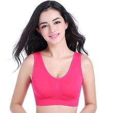 Load image into Gallery viewer, Yoga Bra Women Tops Shockproof Bra Fitness Seamless Nylon Wire Free Double Layer
