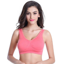 Load image into Gallery viewer, Yoga Bra Women Tops Shockproof Bra Fitness Seamless Nylon Wire Free Double Layer
