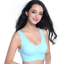 Load image into Gallery viewer, Yoga Bra Women Tops Shockproof Bra Fitness Seamless Nylon Wire Free Double Layer
