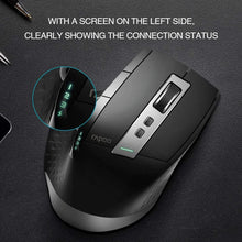 Load image into Gallery viewer, Rapoo MT750PRO/W Rechargeable Multi-mode Wireless Mouse Easy-Switch between Bluetooth-compatible and 2.4G for Computer TV Phone
