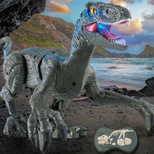 Load image into Gallery viewer, Rc Dinosaur Electric Walking Raptor Jurassic Dinosaur Kids Toy Intelligent Animal Simulation Remote Control Dinosaur
