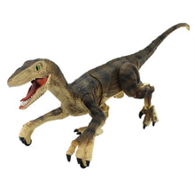Load image into Gallery viewer, RC Dinosaur Raptor Velociraptor Roar Walking Light Electric Remote Control Animal Model Kids Toys Boys Children Gifts
