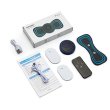 Load image into Gallery viewer, Rechargeable Electric Pulse Neck Massager EMS Cervical Massage Patch Neck Back Muscle Stimulator Tens Relief Pain neck release
