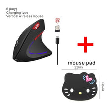 Load image into Gallery viewer, Gaming Wireless Mouse Vertical Ergonomic Bluetooth Mouse USB Rechargeable Office Gamer Air Mause For PC Laptop Notebook Computer

