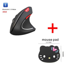 Load image into Gallery viewer, Gaming Wireless Mouse Vertical Ergonomic Bluetooth Mouse USB Rechargeable Office Gamer Air Mause For PC Laptop Notebook Computer
