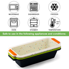 Load image into Gallery viewer, Rectangular Silicone Bread Pan Mold Toast Bread Mold Cake Tray Long Square Cake Mould Bakeware Non-stick Baking Tools

