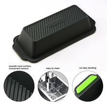 Load image into Gallery viewer, Rectangular Silicone Bread Pan Mold Toast Bread Mold Cake Tray Long Square Cake Mould Bakeware Non-stick Baking Tools
